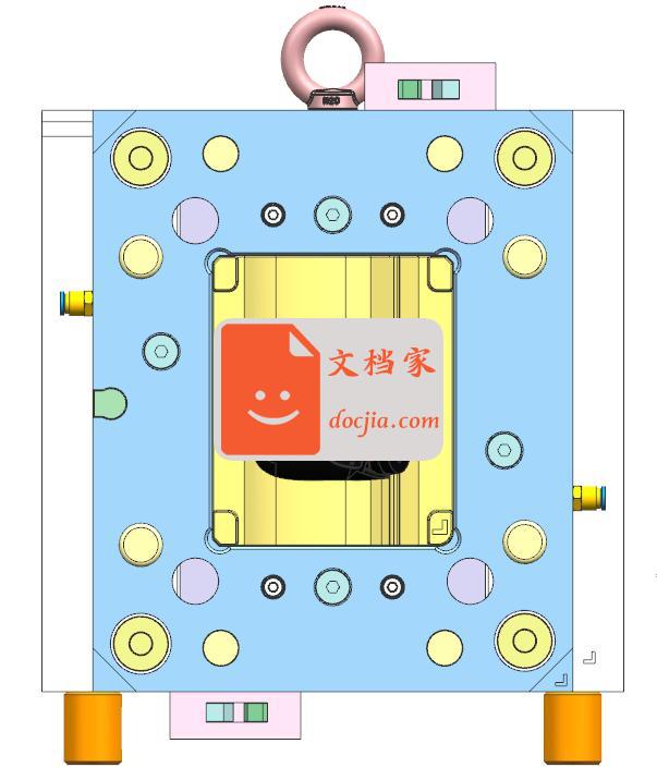 剃须刀外壳模具结构图纸