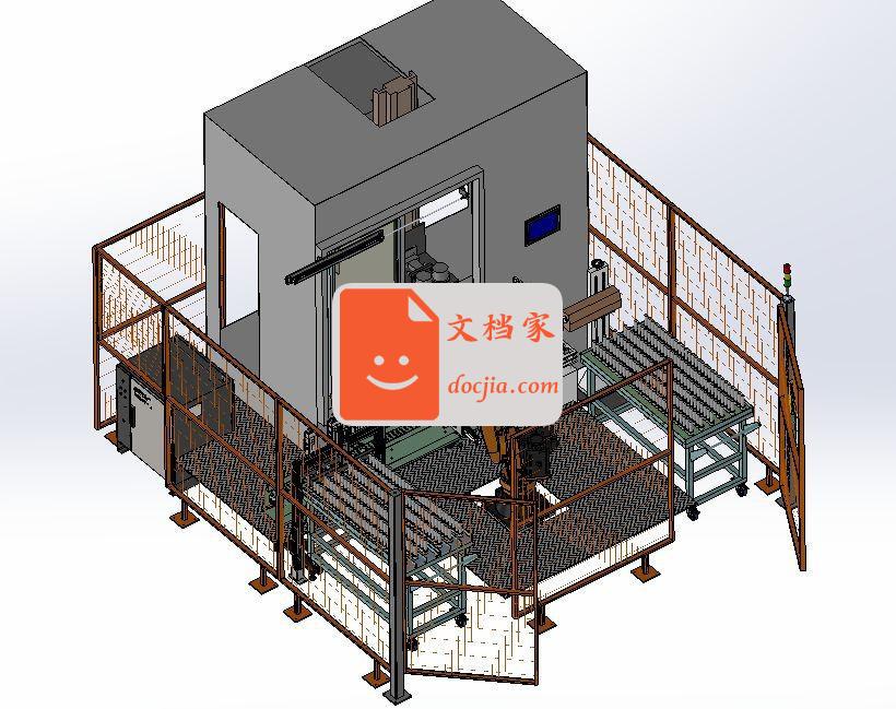 中频淬火机器人自动上下料打标工作站