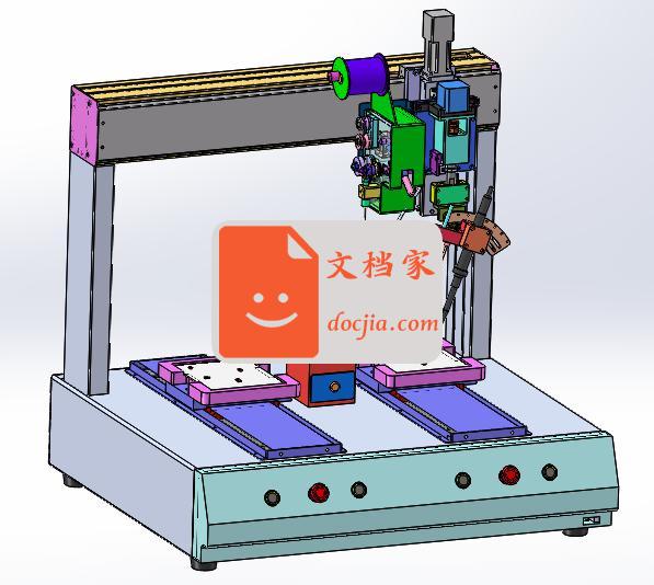 双工位自动焊锡机(量产图档，