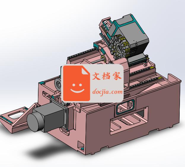 斜床身机床模型