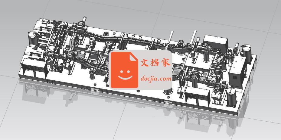 汽车底盘车架总成焊接治具设计