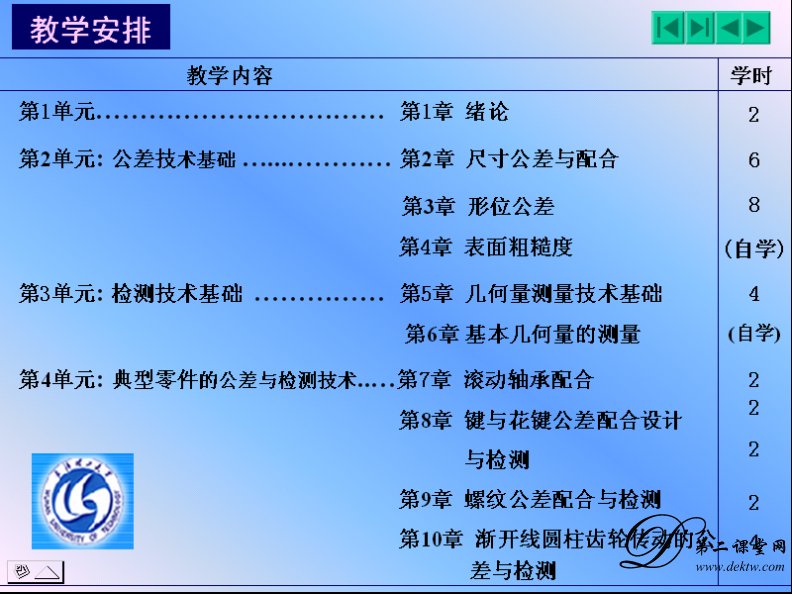 互换性与测量技术视频教程 武汉理工大学