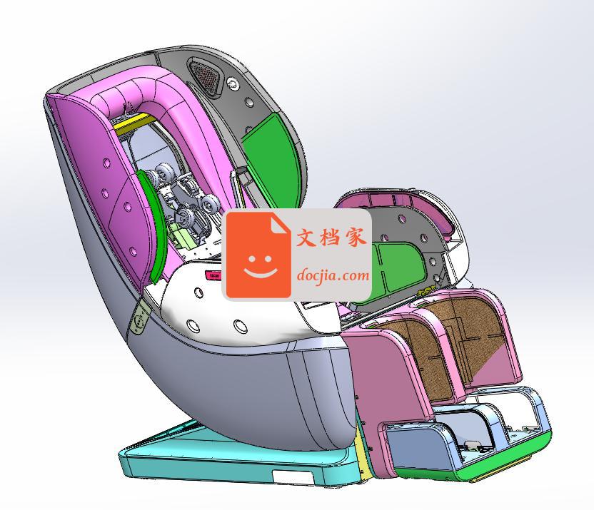 全自动多功能太空按摩椅SW图纸