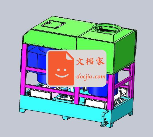 2万风量双级混合气旋喷淋塔