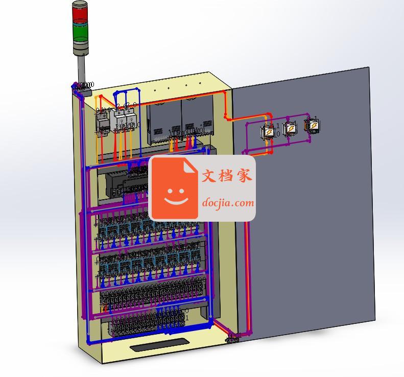 某电器柜实体模型