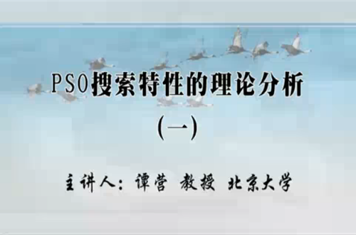 PSO搜索特性的理论分析视频教程 谭营 北京大学