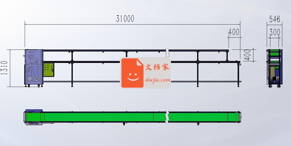 双层31米输送线