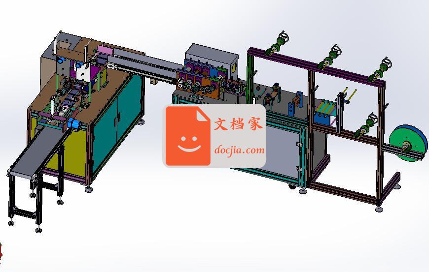 一拖一口罩机，医用全自动三层口罩机