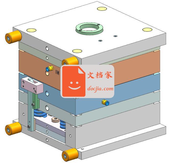 剃须刀外壳模具结构图纸