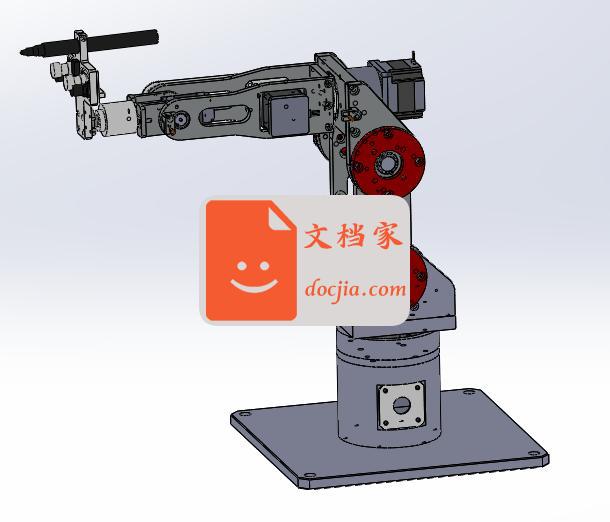 桌面级六轴机器人(带摄像头焊头)