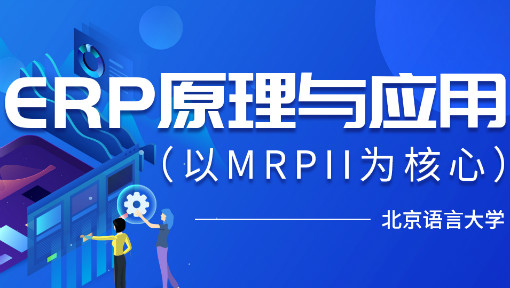 ERP原理与应用_北京语言大学