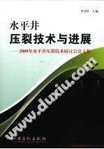 水平井压裂技术与进展：2009年水平井压裂技术研讨会论文集