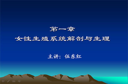 妇产科护理学视频教程 伍东红 郑州大学