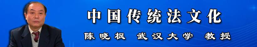 中国传统法文化视频教程 陈晓枫 武汉大学