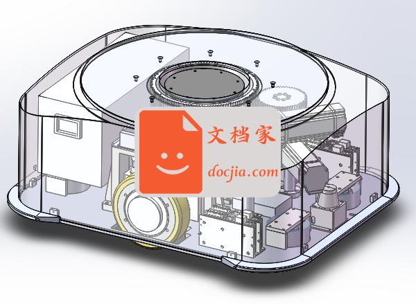 二维码导航AGV详细图纸，载重800公斤