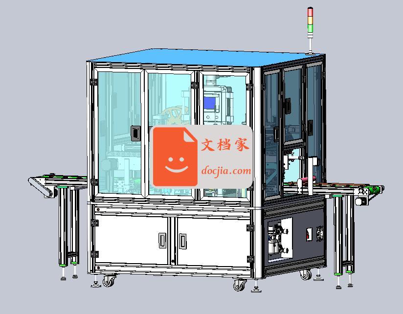 聚合物电池整形贴标机