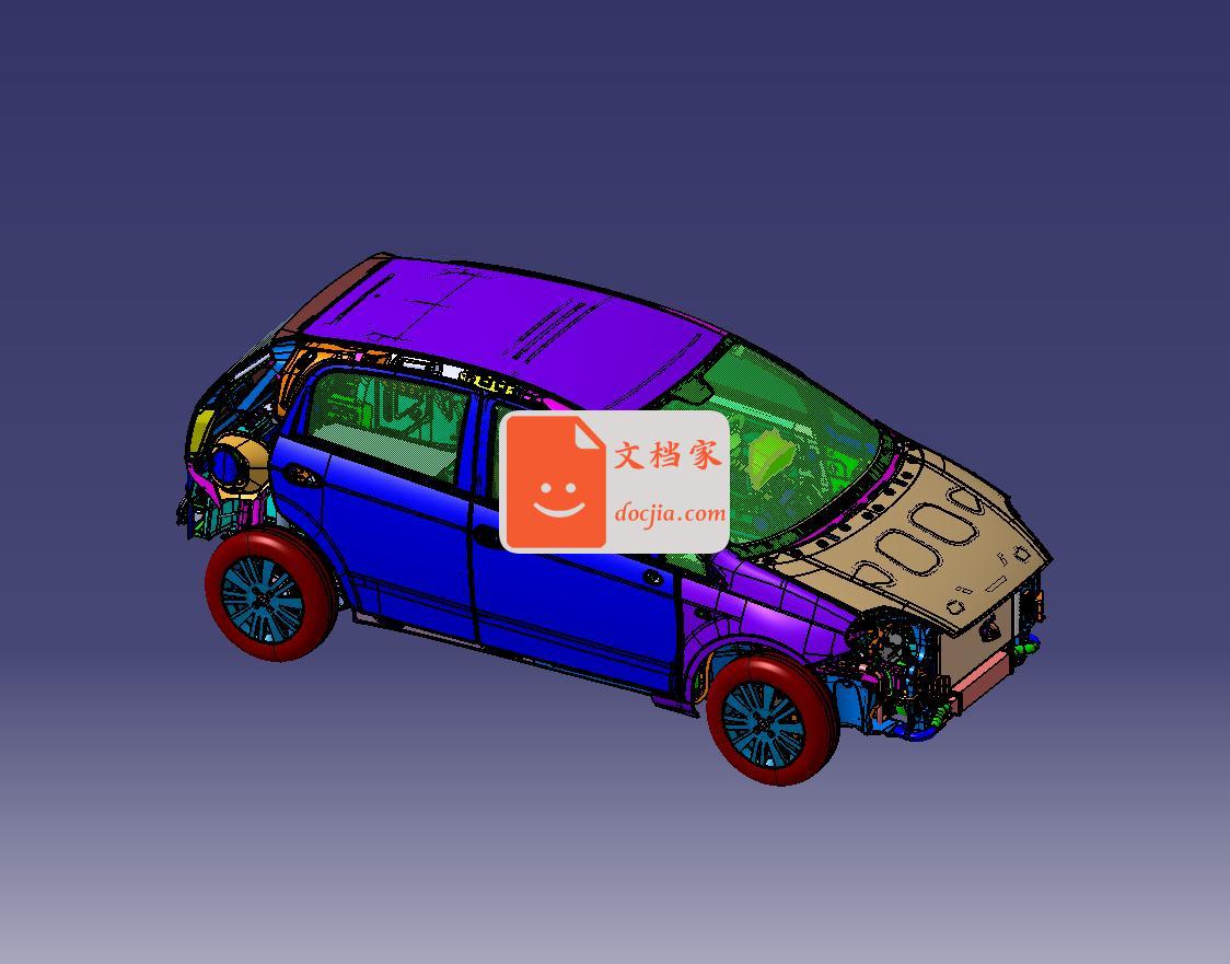 FIAT朋多整车数模 part格式