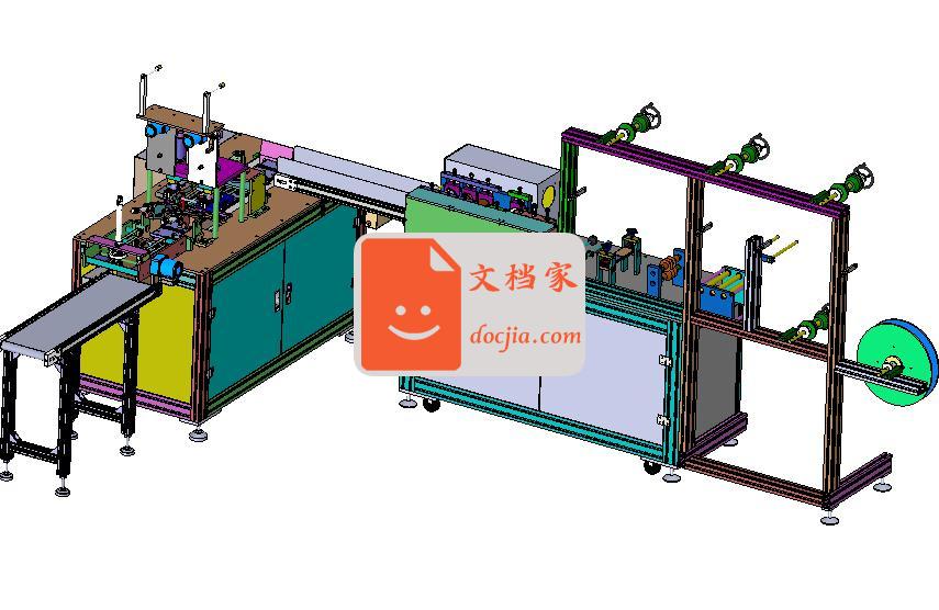 二代一拖一口罩机图纸